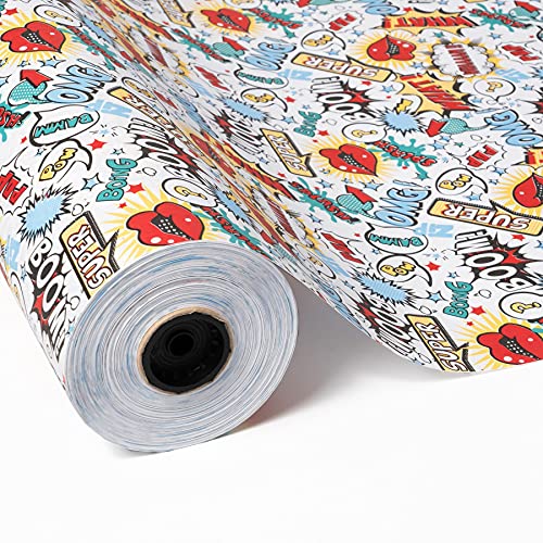 Rolo de papel de regalo com desenhos de quadrinhos PAKOT PAKOT S.A - Papel de embrulho - quadro, papel, regalo