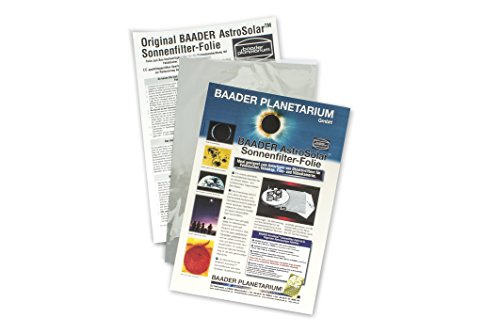 Baader Planetarium AstroSolar Solar Filter 20x29cm Baader Planetarium - Peças e acessórios para câmeras - filtro solar, observação, estudo do sol, sistema solar