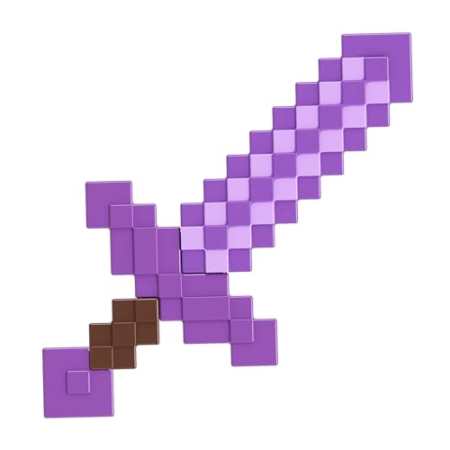 Espada de Brincar MATTY GAMES Minecraft (Idade Mínima Recomendada: 3 anos) Mattel - Armas de brinquedo e acessórios - minecraft, 3 anos, pixelado, brinquedo