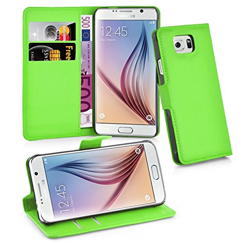 Capa para Samsung Galaxy S6 CADORABO Verde CADORABO - Capas para telemóveis - capa, samsung galaxy s6, cadorabo, verde, pele sintética, proteção