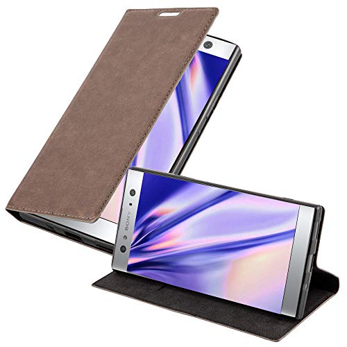 Capa Sony Xperia XA2 Ultra AVIZAR Wallet Castanho CADORABO - Capas para telemóveis - capa, proteção, castanho, poliuretano, sony