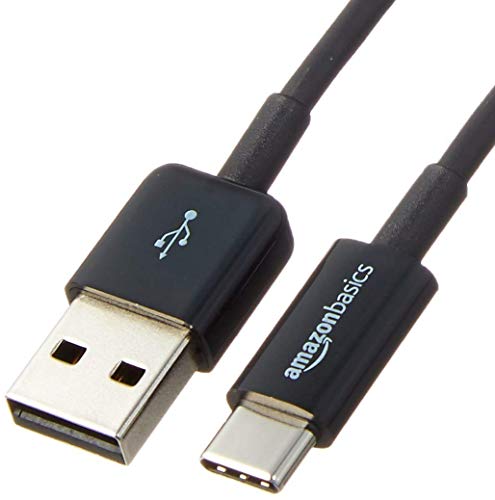 Cabo de Dados STARTECH (USB-C - USB A - 1.8 m - Preto) AmazonBasics - Cabos - usb-c, usb a, 1.8m, preto