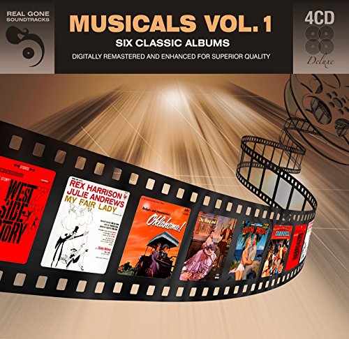 CD Musicals Vol. 1 - Six Classic Albums (4Cd) REAL GONE MUSIC - Cds de música - cd, musicais, vol, 6 álbuns, clássicos