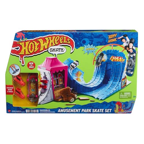 Pista de Carros HOT WHEELS Skate Park Playset Hot Wheels - Conjuntos de brinquedos - carros, skate-park, playset