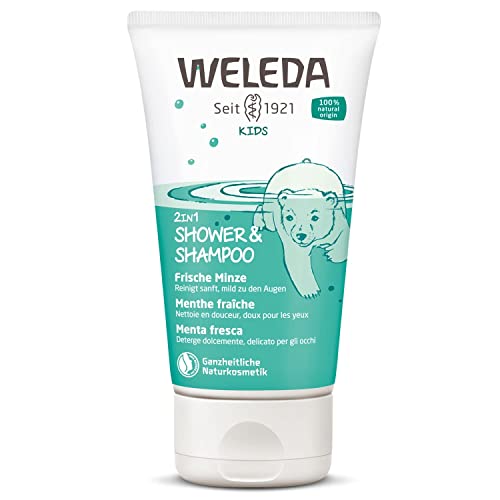Champô WELEDA Shower & Shampoo 2in1 Fresh Mint (150 ml) Weleda - Shampoo & condicionador - shampoo, fresh mint, 150 ml
