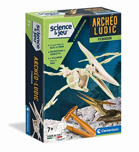 Jogo de Tabuleiro CLEMENTONI 00.029.071 (Idade Mínima: 6) CLEMENTONI - Brinquedos - pteranodon, 65 milhões de anos, descoberta, família