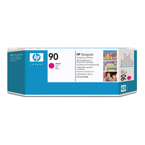 Cabeça de impressão HP 90 Magenta (C9407A) HP - Cartuchos de toner e jato de tinta - hp, magenta, impressão