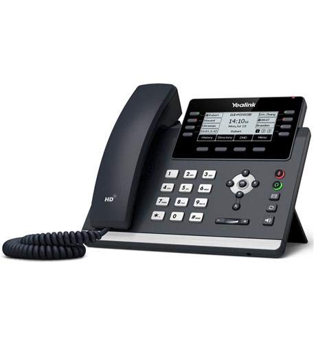 Telefone IP YEALINK T43U SIP 2LINES LCD EPOS Yealink - Telefonia - telefone ip, yealink t43u sip, 2 linhas, lcd, epos