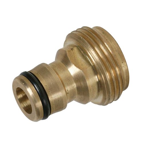 Adaptador para Ferramentas Eléctricas SILVERLINE 244973 Silverline - Acessórios e válvulas para mangueira de jardim - conector macho, latão, preto, prateado
