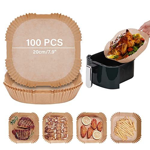 Owelth 20-24cm Airfryer Paper Basket 100 Pcs Owelth - Cozinha & sala de jantar - 20-24cm, conjunto, acessórios, fritadeira