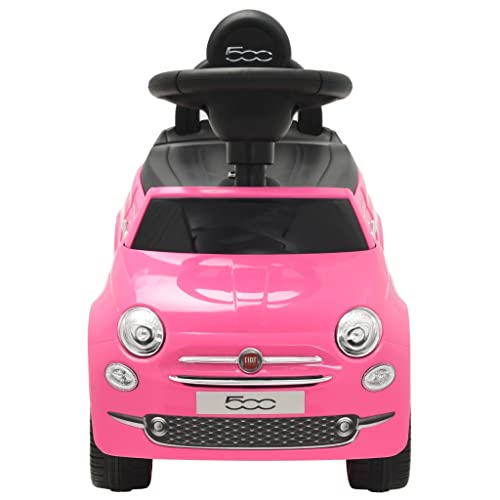 Carro de Brincar FIAVET 500 Life (Idade Mínima: 3 - Rosa) vidaXL - Brinquedos - rosa, plástico, 3 anos, 2,5 kg