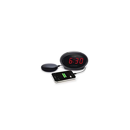 Despertador com Vibração GEEMARC SBT600 (Preto) GEEMARC - Relógios despertadores - vibração, usb, alarme potente, snooze