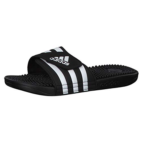 Chinelos para Homem ADIDAS Adissage Preto para Natação (EU 43) adidas - Sapatos - homem, massagem, velcro, eva