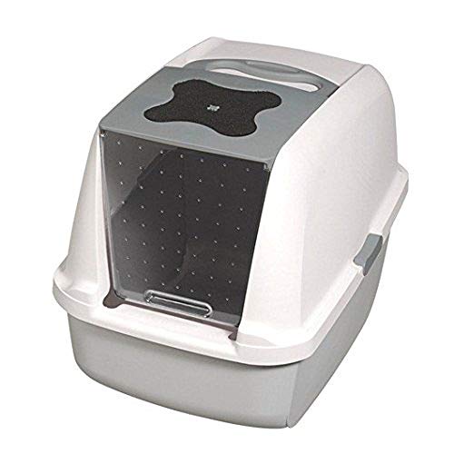 Comedouro para Gato CATIT (Cinzento - Plástico) CAT IT - Sistemas e ferramentas para descarte de resíduos de animais de estimação - comedouro, gato, catit, cinzento, plástico