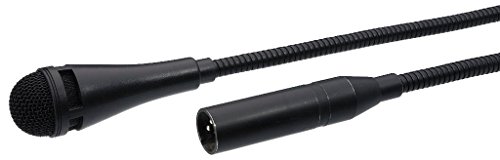 Microfone MONACOR DMG 450 (Preto - 10 mCm) MONACOR - Microfones - microfone dinâmico, pino de corte, cardioide, xlr, entrega com espuma
