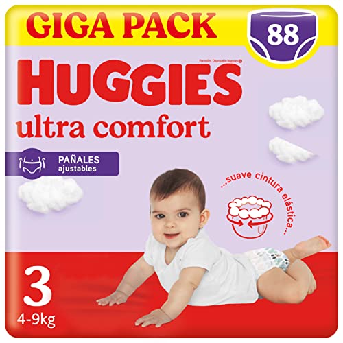 Fraldas Huggies Tamanho 3 (88 unidades) KIMBERLY-CLARK - Fraldas - tamanho 3, 88 unidades