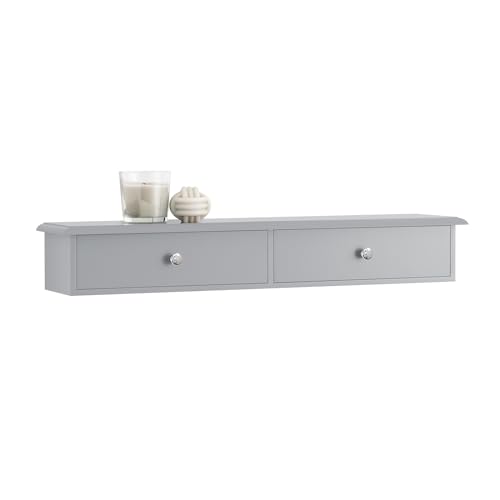 Estante Suspensa SOBUY FRG43-HG (MDF - 64x15x10cm) sobuy - Prateleiras de parede e ledges - MDF, 64x15x10cm, 3,15 kg, 10Kg