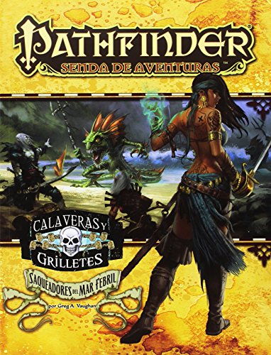 Livro Calaveras Y Grilletes 2: Saqueadores Del Mar Febril de Paizo (Inglês) Devir - Livros - piratas, barco, mar, monstruos marinos, cadáveres
