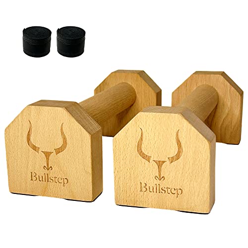 Barra de Flexões BULLSTEP Madeira (80 x 50 cm) IterMM - Barras de flexão e barra de pull-up - flexões, madeira, 80 x 50 cm