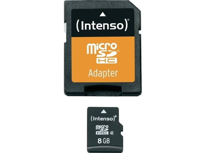 Cartão de memória INTENSO 3403460 (SD - 8 GB) Intenso - Cartões de memória flash - 8 gb, SDHC, classe 4, 21 MB/s