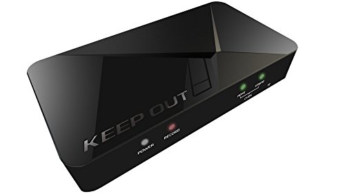Dispositivo de captura de vídeo KEEP OUT SX300 USB 2.0 KEEPOUT - Gravadores de vídeo digitais - 1920x1080, 2 hdmi, usb 2.0, compatível WiiU