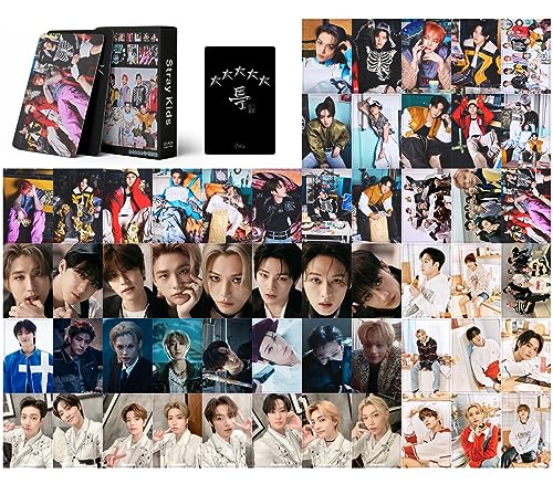 Cartões de Fotografia STRAY KIDS 54Pcs Photocards ZPPLD - Roupa - 54 cartões, fotografia, stray kids, lomo, 5 star
