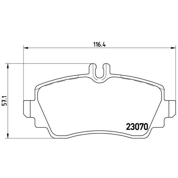Jogo de Pastilhas de Travão Brembo P50035 (4 unidades) BREMBO - Sistema de freios de veículos motorizados - brembo, p50035, frenos