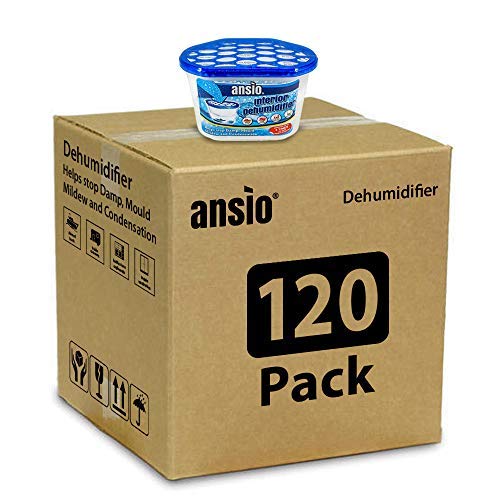 Desumidificador ANSIO 1000ml (50 L/dia) ANSIO - Desumidificadores - desumidificador, 1000ml, 50l/dia, pote, absorvente