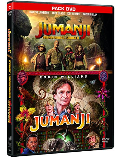 DVD Pack Jumanji 1+2 (Edição em Espanhol) Sony - Dvds e vídeos - jumanji, 1/2, edição em espanhol