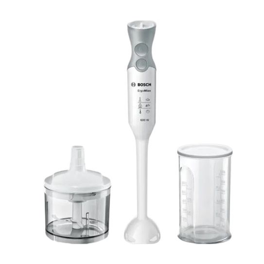 Liquidificador BOSCH MSM66155 (600 W - 1.5 L - Inox) Bosch - Batedeiras e liquidificadores - 600 W, 1.5 L, inox, acessórios