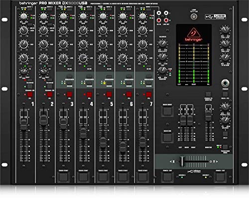Mesa de mistura BEHRINGER DX2000USB-UE (Canais: 7 - 40 W) Behringer - Mesas de áudio - 7 canais, 40 W, 105 dB, filtro passivo