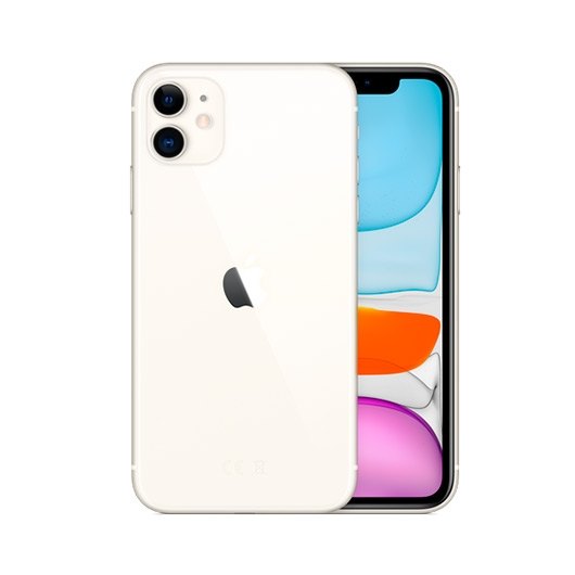 iPhone 11 APPLE (4.7'' - 3 GB - 128 GB - Branco) Apple - Telemóveis - 4.7 polegadas, 3 GB, 128 GB, branco