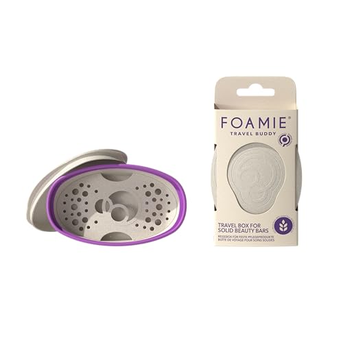 Caixa de Viagem SUSTAINABLE Foamie Bege e Roxo New Flag GmbH - Bolsas de cosméticos e toucador - caixa, viagem, sustainable, foamie, bege, roxo