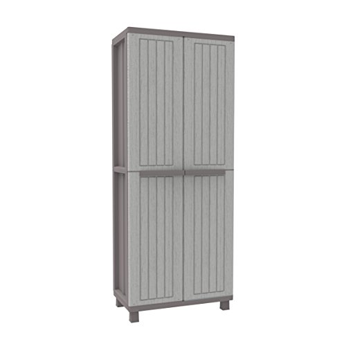 Armário de Exterior J-WOOD 68X37.5X170 Cm Plásticos JOBEGAR TERRY STORAGE - Armários de armazenamento e armários de bloqueio - armario, exterior, j-wood, plástico
