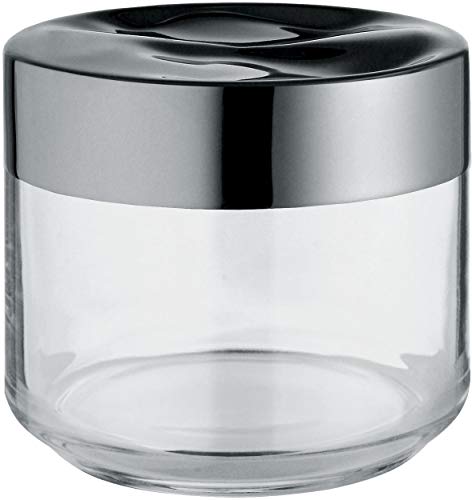 Caixa de armazenamento de comida ALESSI LC07 Alessi - Recipientes de armazenamento de alimentos - vidro, 500 ml, transparente, inox