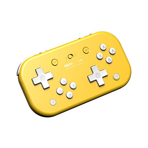Comando para Nintendo Switch 8BITDO Lite Amarelo 8Bitdo - Controladores de jogo - nintendo switch, bateria recarregável, portátil, joy-con