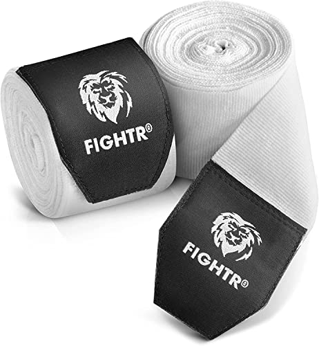 Faixa de Boxe FIGHTR Premium (Preto e Vermelho) FIGHTR - Equipamento de proteção para boxe e artes marciais - boxe, premio, vermelho