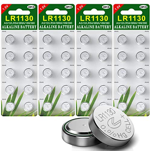 Pilhas CR2032 (40 unidades - Pilha de botão) HSHL - Baterias de uso geral - alcalino, 3 V, 110 mAh, 40 unidades