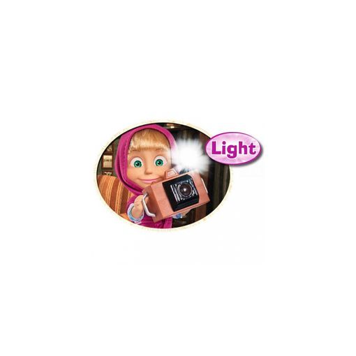 Boneca SIMBA TOYS Masha e o Seu Cão (Idade Mínima Recomendada: 3 anos) SIMBA - Conjuntos de brinquedos - boneca, simba toys, masha, cão, vestido de fotógrafo, capa de chuva, câmara digital