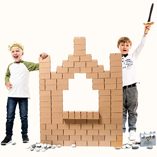 Conjunto de blocos de construção GIGI Bloks XL 96 peças GIGI - Blocos de encaixe - blocos construção, gigi bloks xl, 96 peças, cartão durável, encaixe robusto