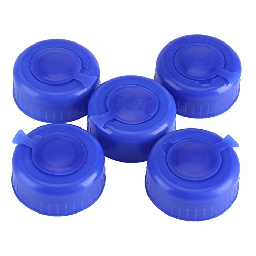 Tampa para Recipiente de Água 5 Unidades Azul Zerodis- - Tampas de reposição para bebidas - tampa, recipiente, água, azul