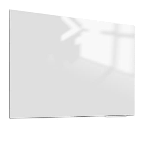 Quadro Branco SAM CREATIVE Crystal Elegance (120 x 60 cm) SAM online stores - Quadros de exibição - vidro de segurança, suspensão invisível, 120 x 60 cm, resistente