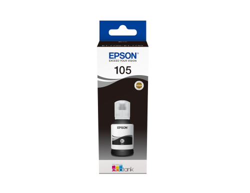 Tinteiro EPSON Tinteiro Preto 105 Eco Tank Epson - Recargas de cartuchos de tinta e toner - preto, 70 ml, 2000 páginas, jato de tinta