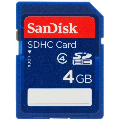 Cartão de Memória SANDISK SDHC Ultra 4 GB Sandisk - Cartões de memória flash - 4GB, SDHC, Class 10, 20 MB/s, preto