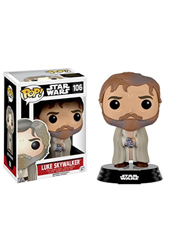 Figura FUNKO POP! Star Wars: TFA- Luke Skywalker (Barba) Funko - Bonecos de ação e brinquedo - vinil, star wars, luke skywalker