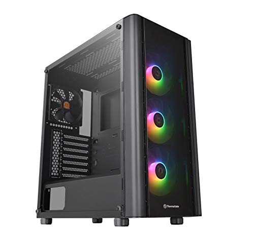 Caixa PC THERMALTAKE V250 TG ARGB (ATX Mid Tower - Preto) Thermaltake - Componentes de computador - ATX, mid tower, preto, arbg