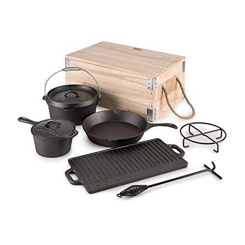 Conjunto de Panelas KLARSTEIN Hotrod Masterplan Dutch Oven Set 7-teilig KLARSTEIN - Utensílios de cozinha - conjunto, panelas, klarstein, hotrod, masterplan, dutch oven