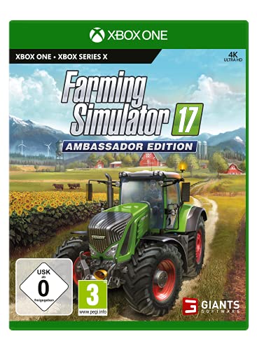 Jogo Xbox One & Xbox Series X Farming Simulator 17 (Ambassador Edition) MERIDIEM - Software de jogos de vídeo - farming simulator, xbox one, xbox series x, ambassador edition, simulação agrícola, veículos autênticos
