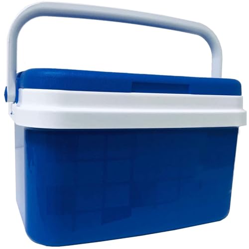 Arca de Campismo KROWN (Azul - 35.5 x 24.5 x 26 cm) KROWN - Refrigeradores - 35L, plástico resistente, compartimento interno, pegas