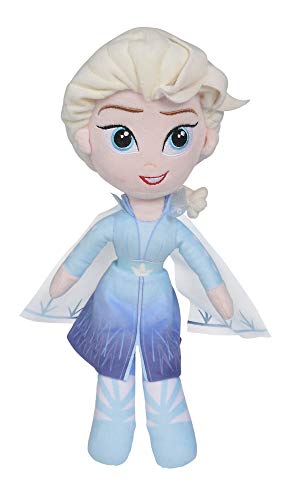 Peluche DISNEY FROZEN - Elsa (Idade Mínima Recomendada: 3 anos) Disney - Bonecas - elegante vestido azul, capa, 2,5cm, licença oficial disney